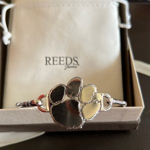 Sterling silver bangle bracelet